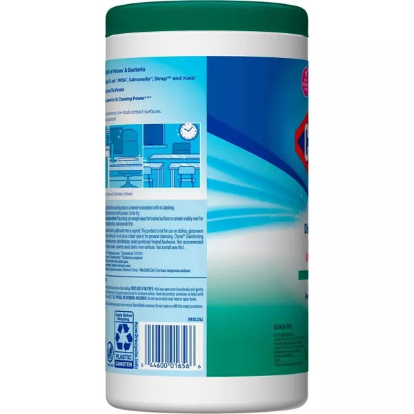 CloroxPro Disinfecting Wipes, Fresh Scent, 75/Case