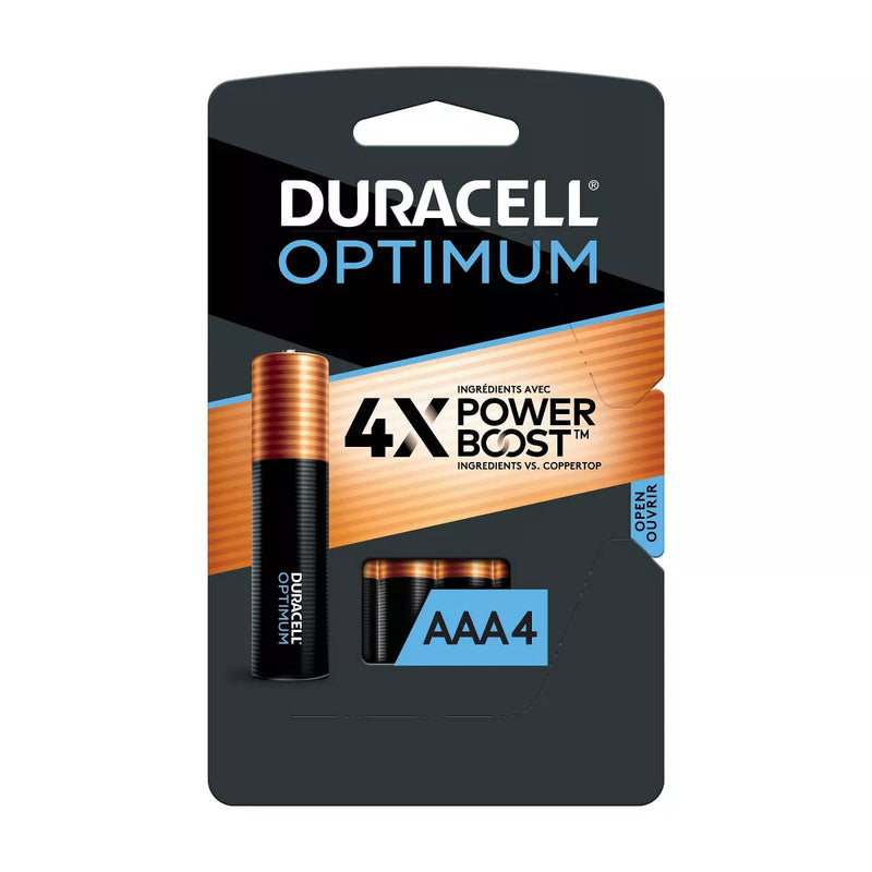 Duracell Optimum AAA Batteries - 4pk