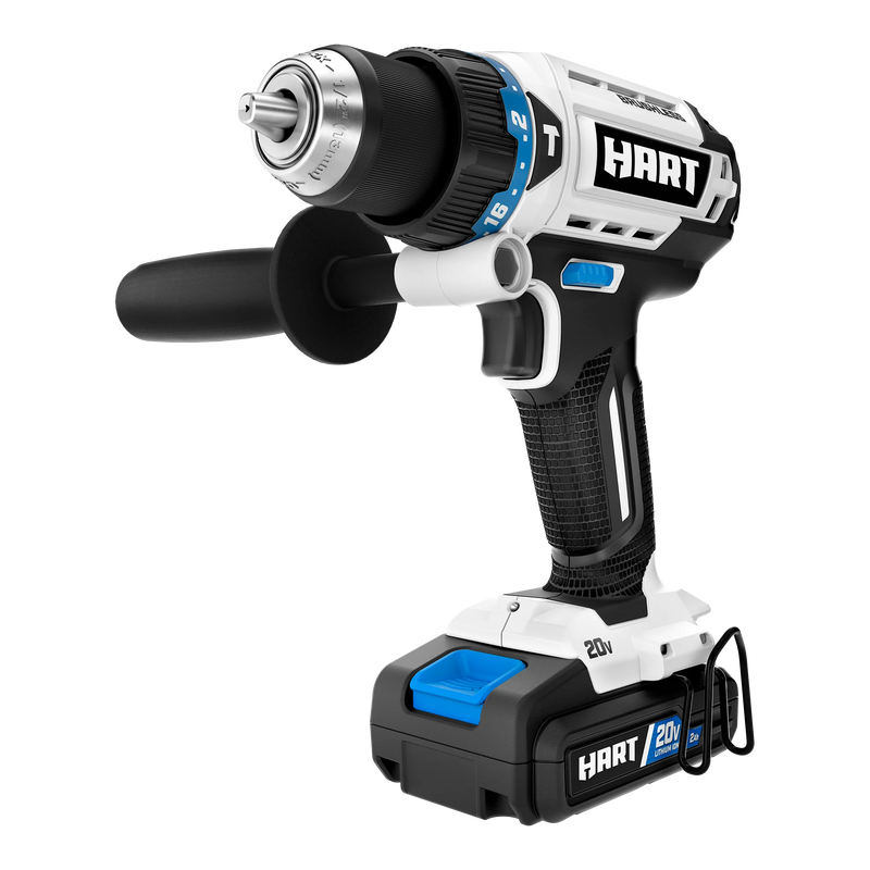 HART 20-Volt Brushless 1/2" Hammer Drill Kit