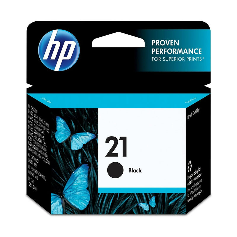 HP 21 Black Original Ink Cartridge, EXP: 09/24