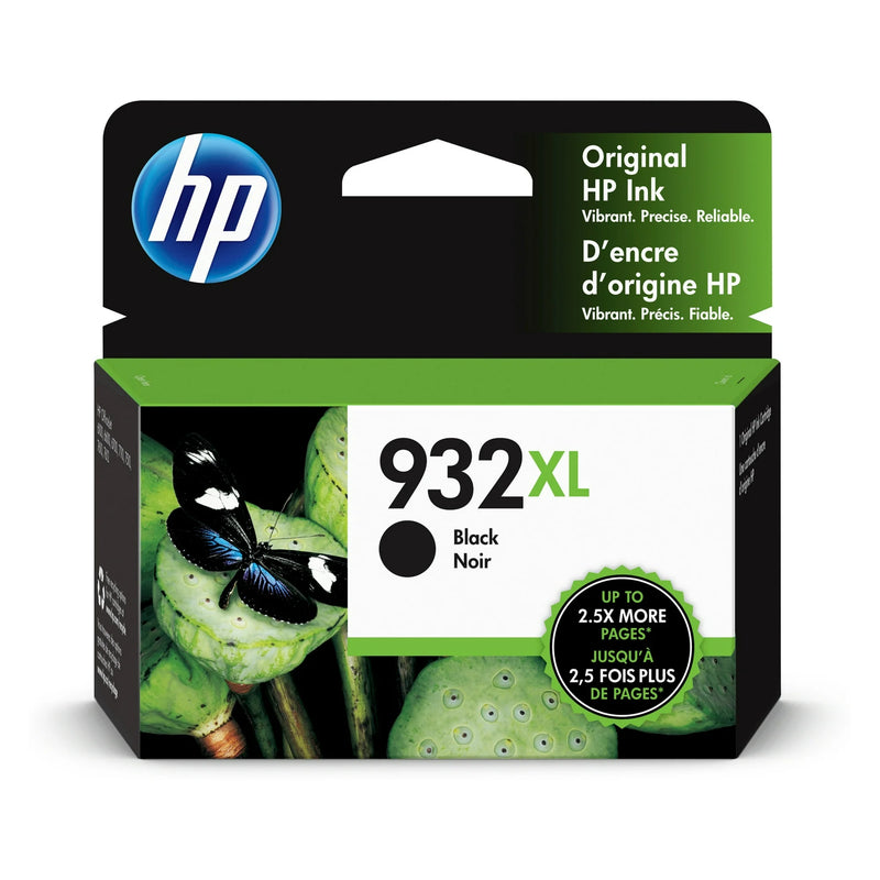 HP 932XL High Yield Black Original Ink Cartridge, Exp: 10/24