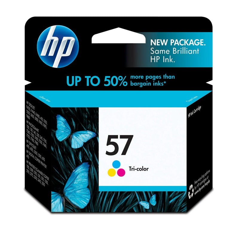 HP 57 Tri-color Original Ink Cartridge, EXP 04/24