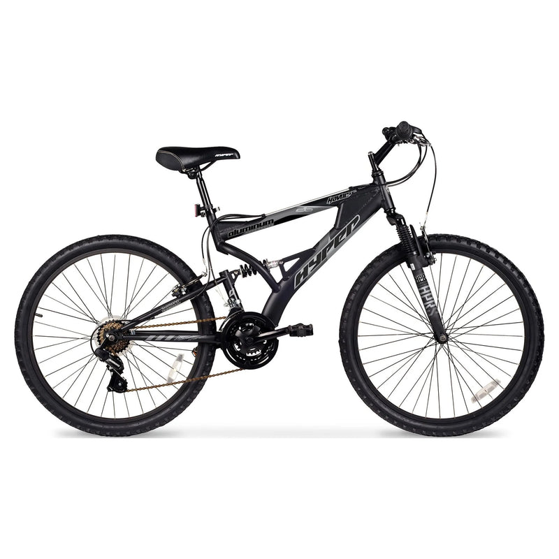 Hyper Bicycle Havoc Mountain Bike, 26" Wheels, Adults Ages 14+ Years, Black