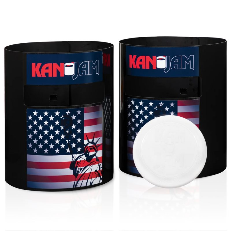 Kan Jam USA Edition Disc Toss Game for The Backyard, Beach, Park, Tailgates, Outdoors