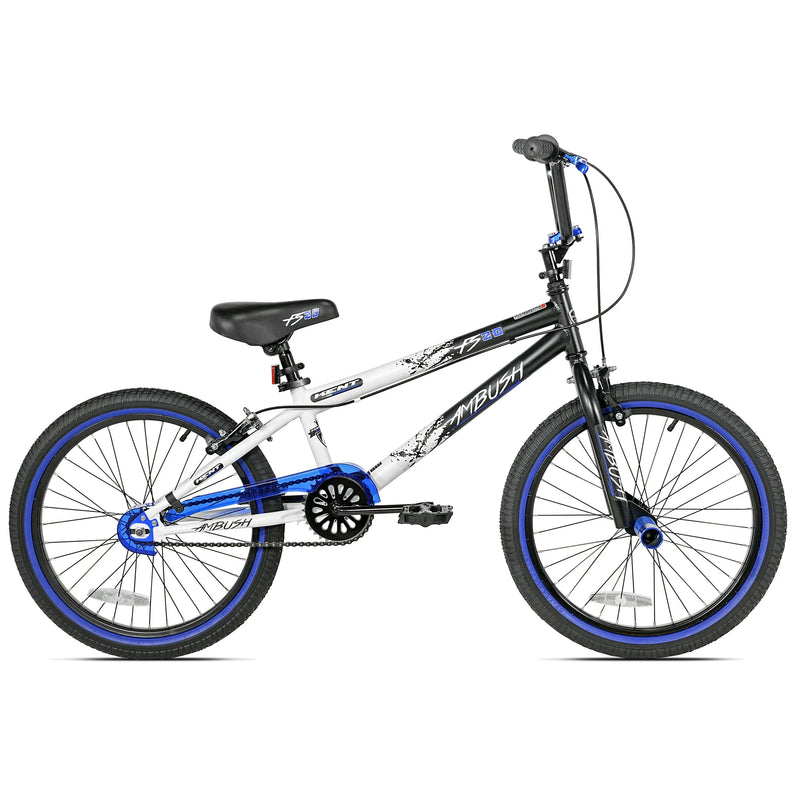 Kent Ambush BMX Bike, 20" Wheels, Youth Ages 7-14 Years, Blue