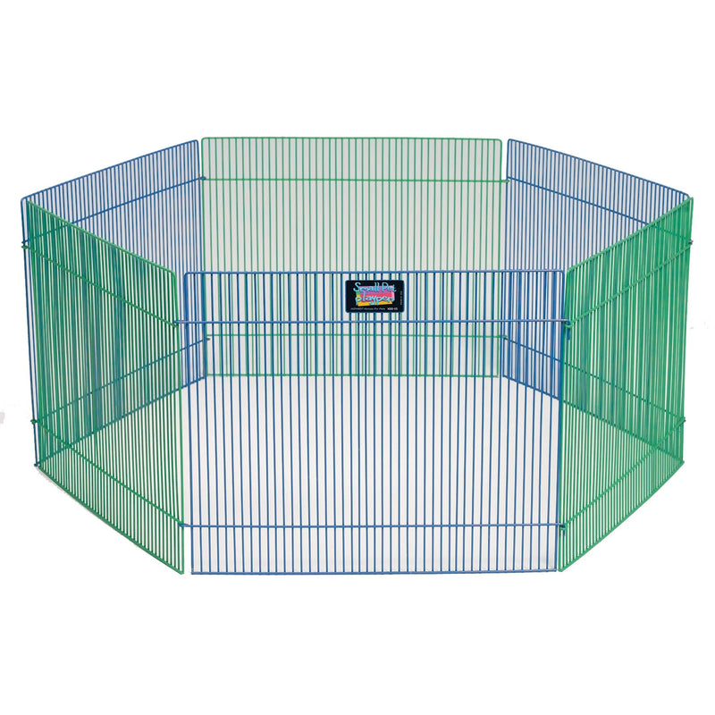 Midwest Container White Small Animal Play Pen, 15" x 19"