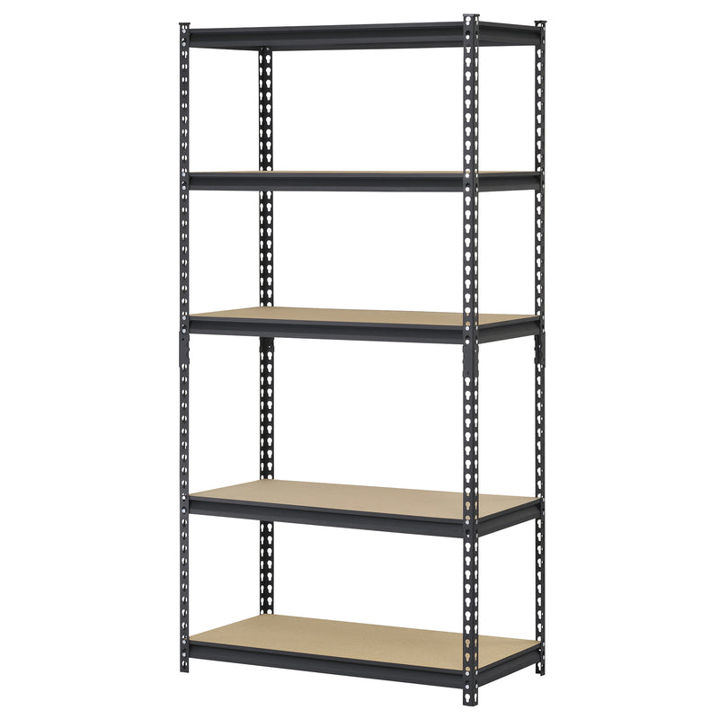 Muscle Rack 36"W x 18"D x 72"H 5-Tier Steel Shelving; 800 lb. Total Capacity; Black