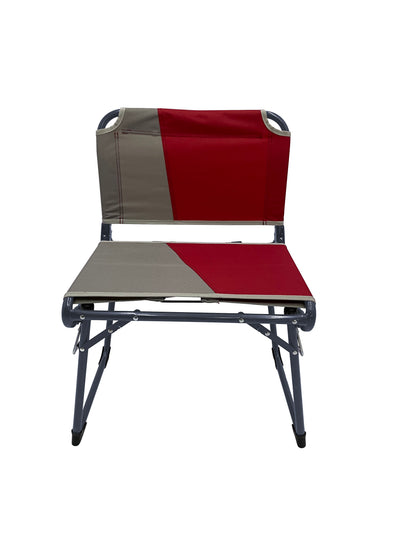 Ozark Trail Anywhere Stadium Seat Red and Grey Adult