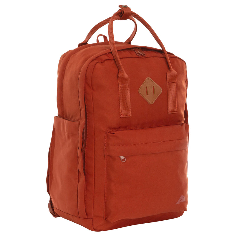 Ozark Trail Dual-Carry Backpack, Rust, Adult, Teen, Everyday, Polyester