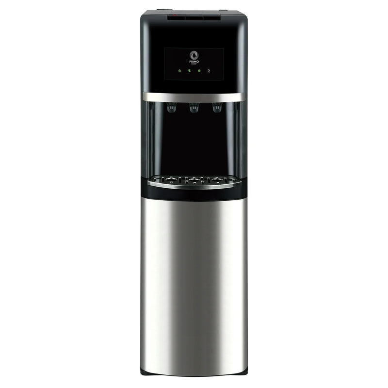 Primo Deluxe Bottom Load Black and Stainless Water Dispenser