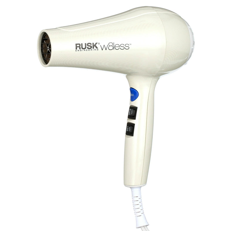 Rusk W8less 2000 Watt Ceramic & Tourmaline Dryer, White