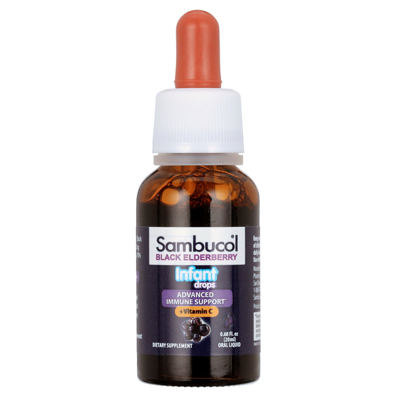 Sambucol Black Elderberry Immune Support Infant Drops with Vitamin C - .68 oz