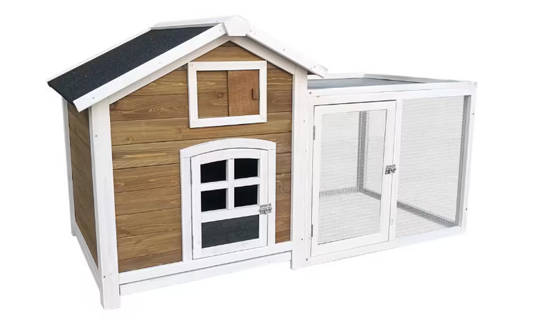 Outdoor Wooden Rabbit Hutch