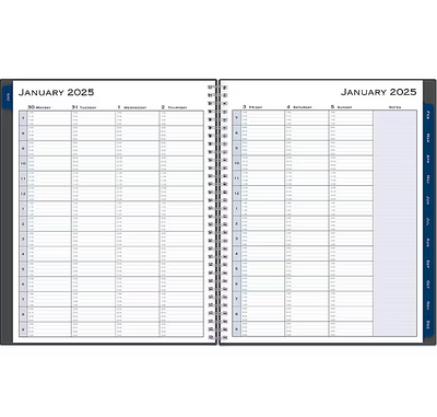 2025 Blue Sky Passages 8.5" x 11" Weekly & Monthly Appointment Book