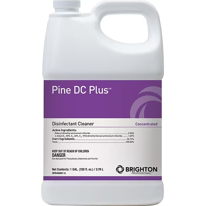 Brighton Professional Pine DC Plus Disinfectant Cleaner, Pine Scent, 1 Gallon