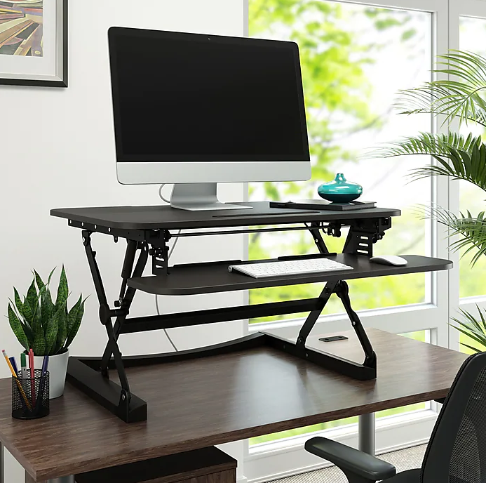 Union & Scale™ FlexFit™ 35" Manual Adjustable Desk Converter