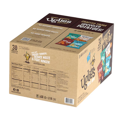 Uglies Gluten-Free Kettle Potato Chips, 30 Bags