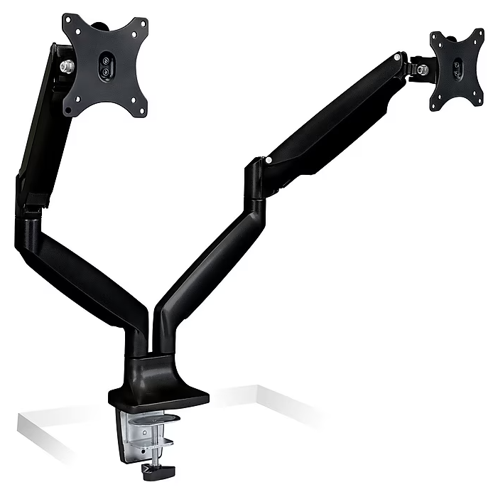 Height Adjustable Dual Monitor Desk Mount Arms for 13" to 32" Monitors