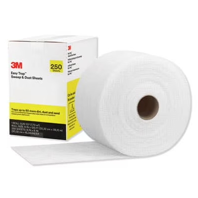 Easy Trap Duster, 8" X 125 Ft, White, 1 - 250 Sheets