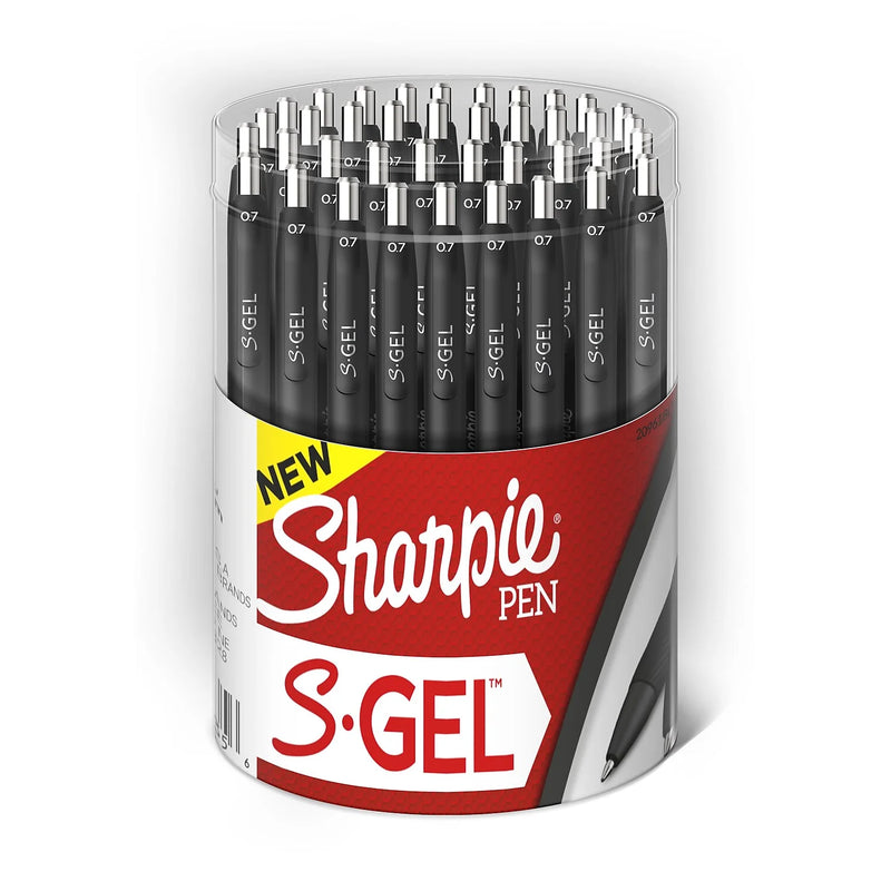 Sharpie Black S-Gel Pen, Medium Point, 36 Count