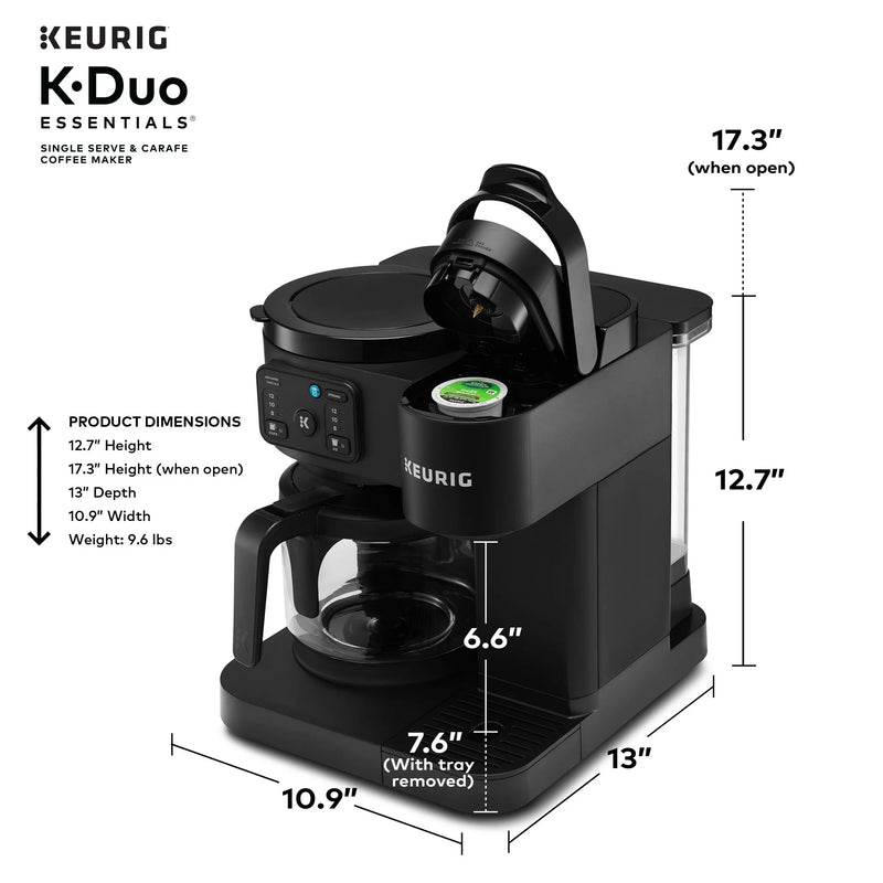 Keurig K-Duo Essentials, Hot & Iced Single-Serve