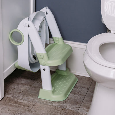 Hopscotch Lane Frog Character Step up Potty - Toddler Toilet Seat with Ladder