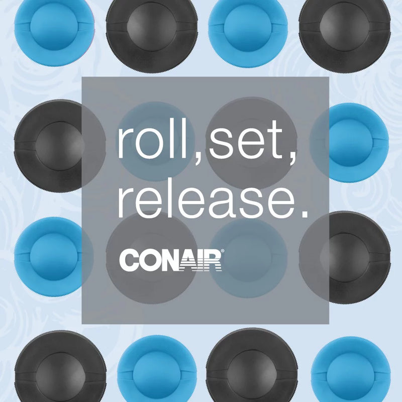 Conair Professional Jumbo Ceramic Hot Hair Rollers, 12 Piece Set