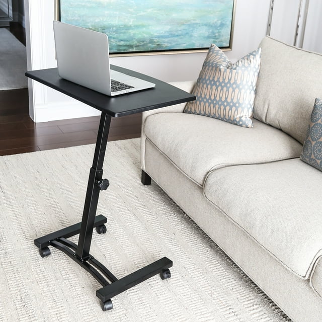 Seville Classics airLIFT Height Adjustable Mobile Rolling Laptop Cart