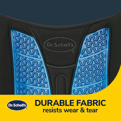 Dr. Scholl’s Black Massaging Gel Lumbar Seat Cushion