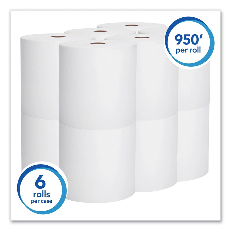 Scott Essential High Capacity Hard Roll Towels, 6 Rolls