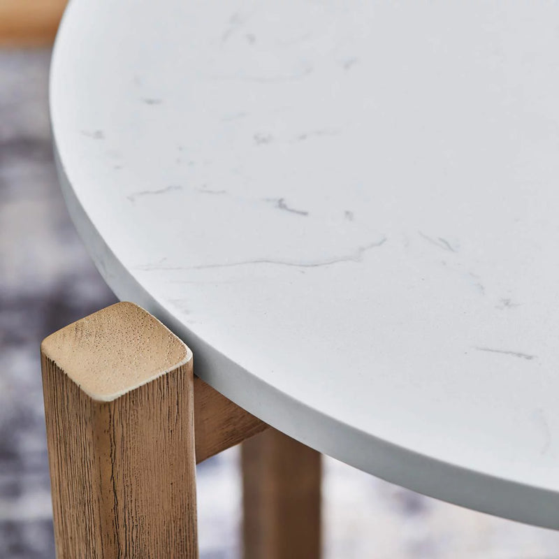 Better Homes & Gardens Round Marble End Table