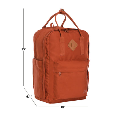 Ozark Trail Dual-Carry Backpack, Rust, Adult, Teen, Everyday, Polyester