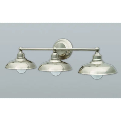 Better Homes & Gardens Triple Sconce Modern Farmhouse, Satin Nickel Finish