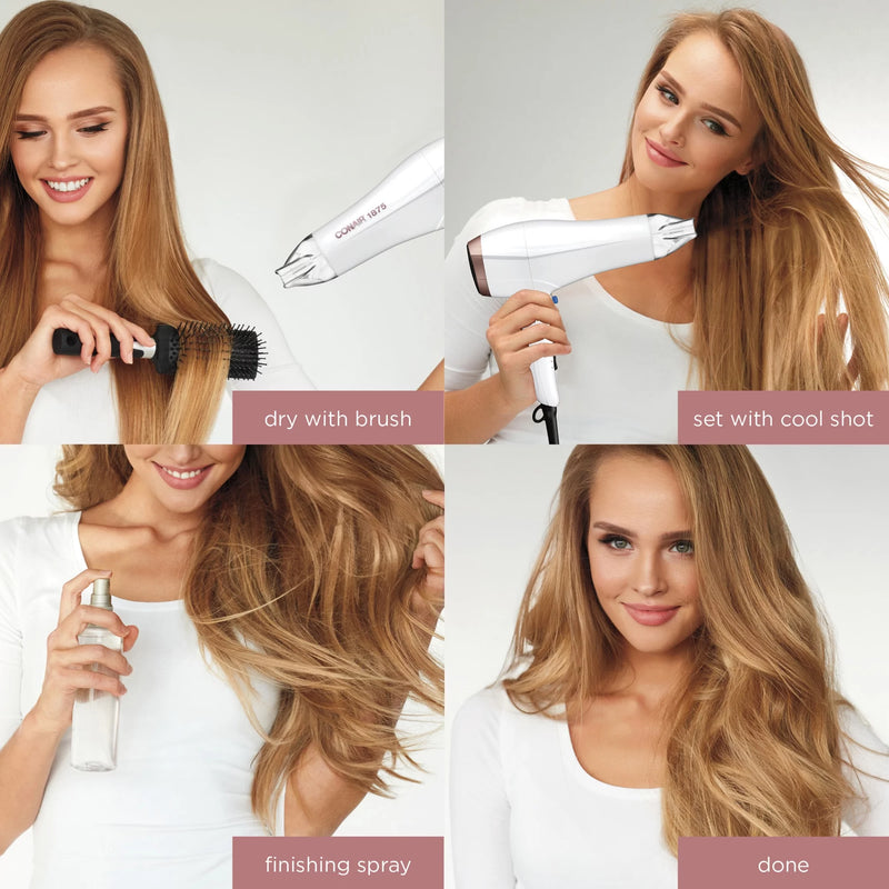 Conair Double Ceramic Technology Hair Dryer with Concentrator