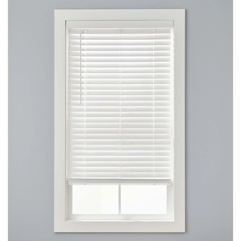 2-inch Cordless Faux Wood Horizontal Window Blinds, 34" x 72"