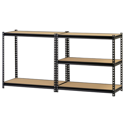 Muscle Rack 36"W x 18"D x 72"H 5-Tier Steel Shelving; 800 lb. Total Capacity; Black