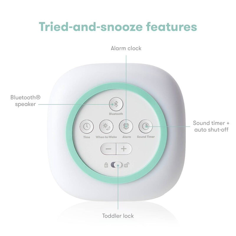 Frida Baby 3-in-1 Bluetooth White Noise Sound Machine, Gentle Sunrise Sleep Trainer Nightlight