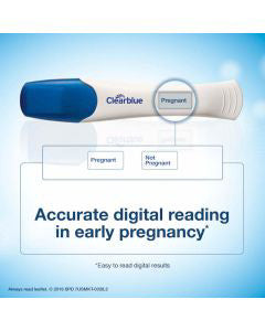 Clearblue Digital Pregnancy Test With Smart Countdown, 1 Count