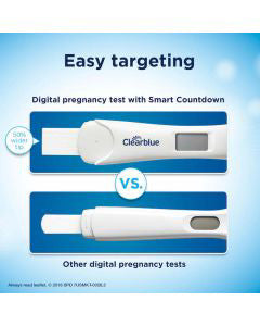 Clearblue Digital Pregnancy Test With Smart Countdown, 1 Count