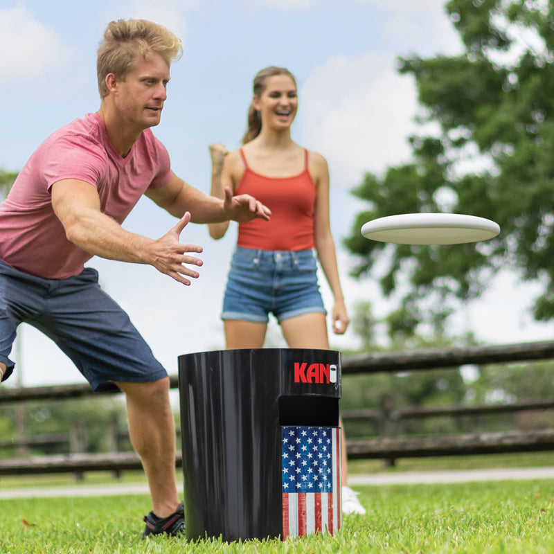 Kan Jam USA Edition Disc Toss Game for The Backyard, Beach, Park, Tailgates, Outdoors