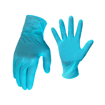 AWP Pro Paint  Disposable Nitrile Gloves, Blue, 50 Count
