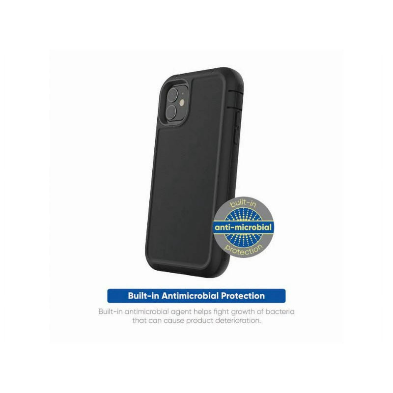 onn. Rugged Phone Case with Holster for iPhone 11 / XR