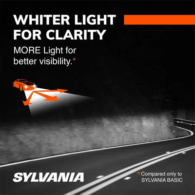 SYLVANIA H7 SilverStar ULTRA Halogen Headlight Bulb, 2 Pack