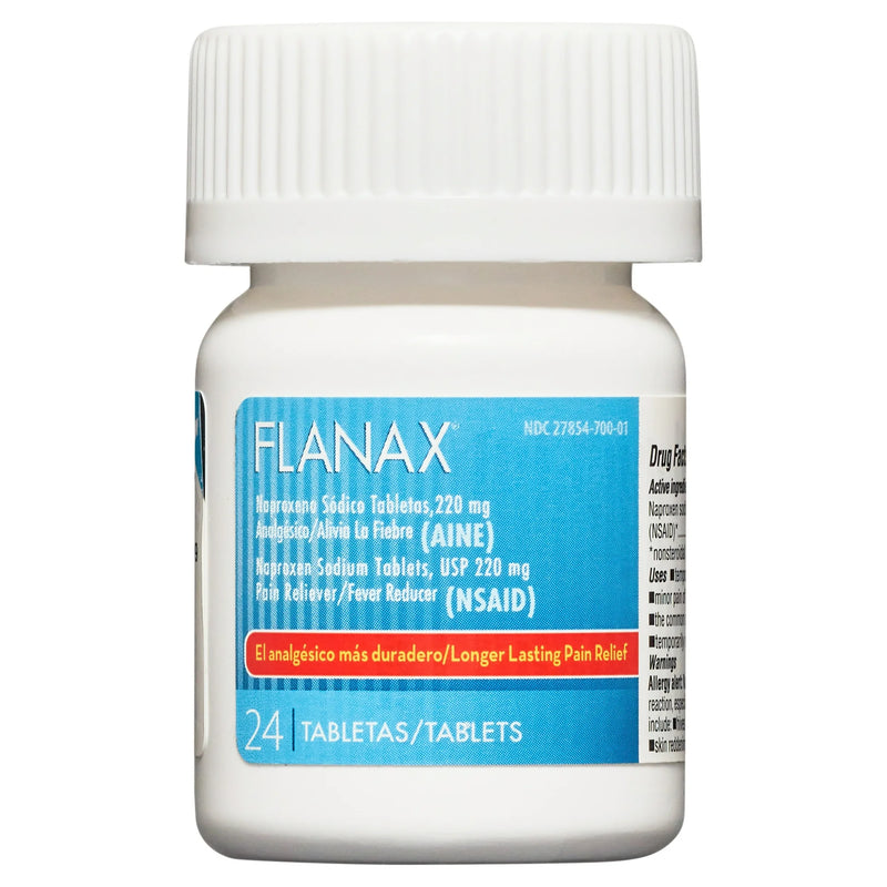 Flanax Pain Reliever/Fever Reducer Tablets - 24 Tablets - Exp: 04/24