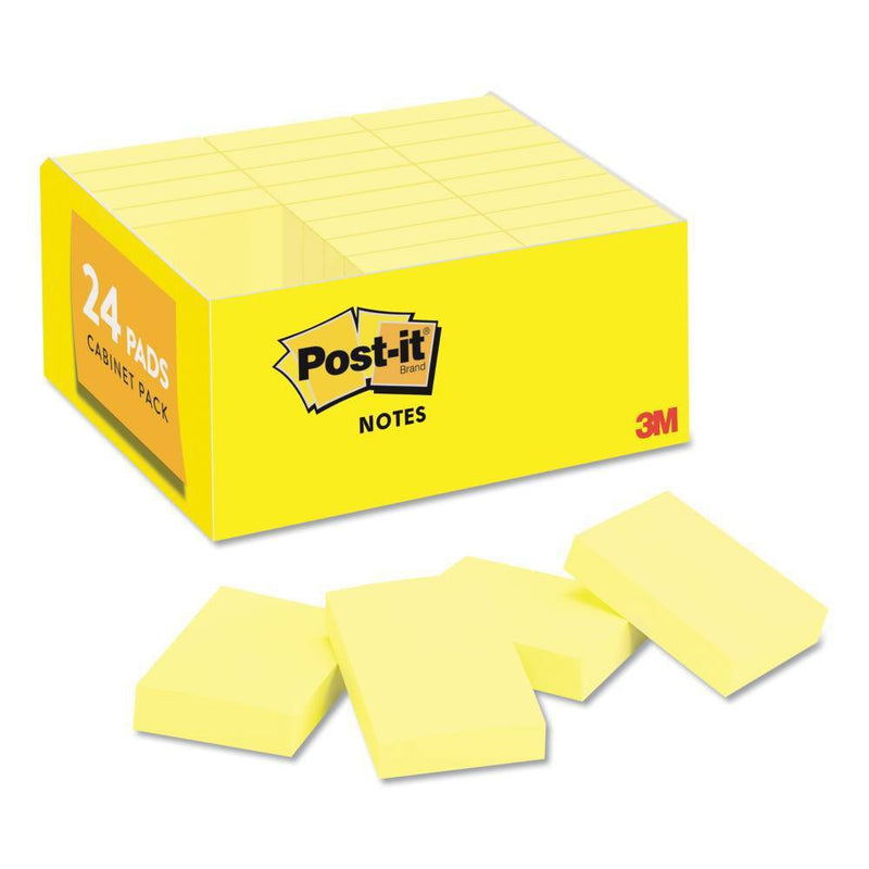 Post-it Cabinet Pack 1 1/2" X 2" 24/Pk