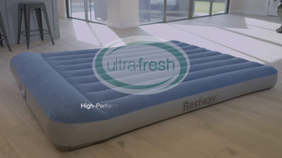 Bestway Fashion 20" Queen Air Mattress with Built-in Pump