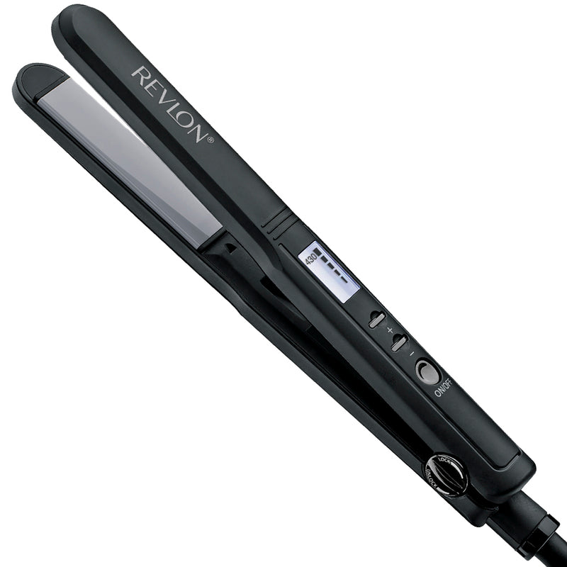 Revlon Perfect Heat 1" Ceramic Flat Iron Hair Straightener