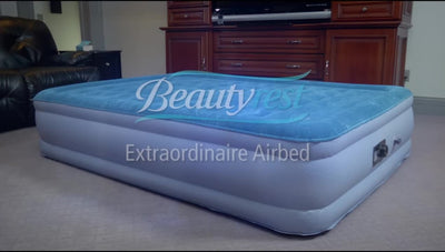 Beautyrest Extraordinaire 15" Twin Air Mattress with Built-in Pump