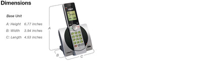 VTech Expandable Cordless Phone with Caller ID and Handset Speakerphone