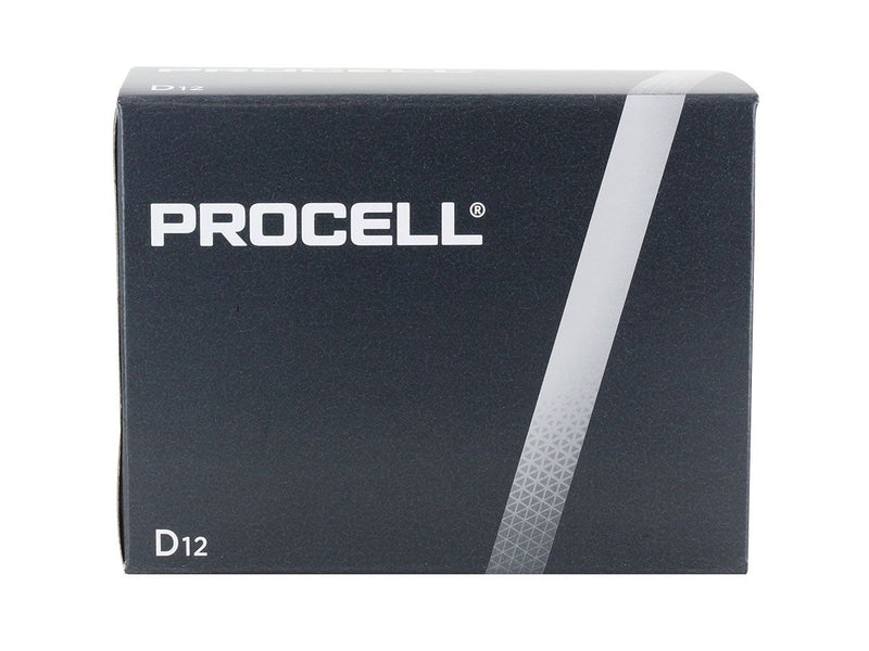 Procell D Batteries, 12/Pack